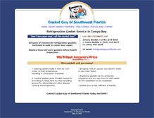 Tablet Screenshot of gasketguyswflorida.com